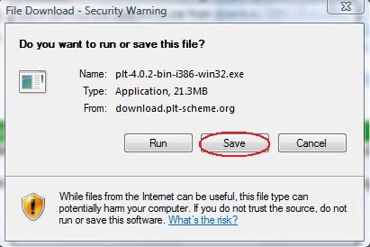 IE Save - Security Warning